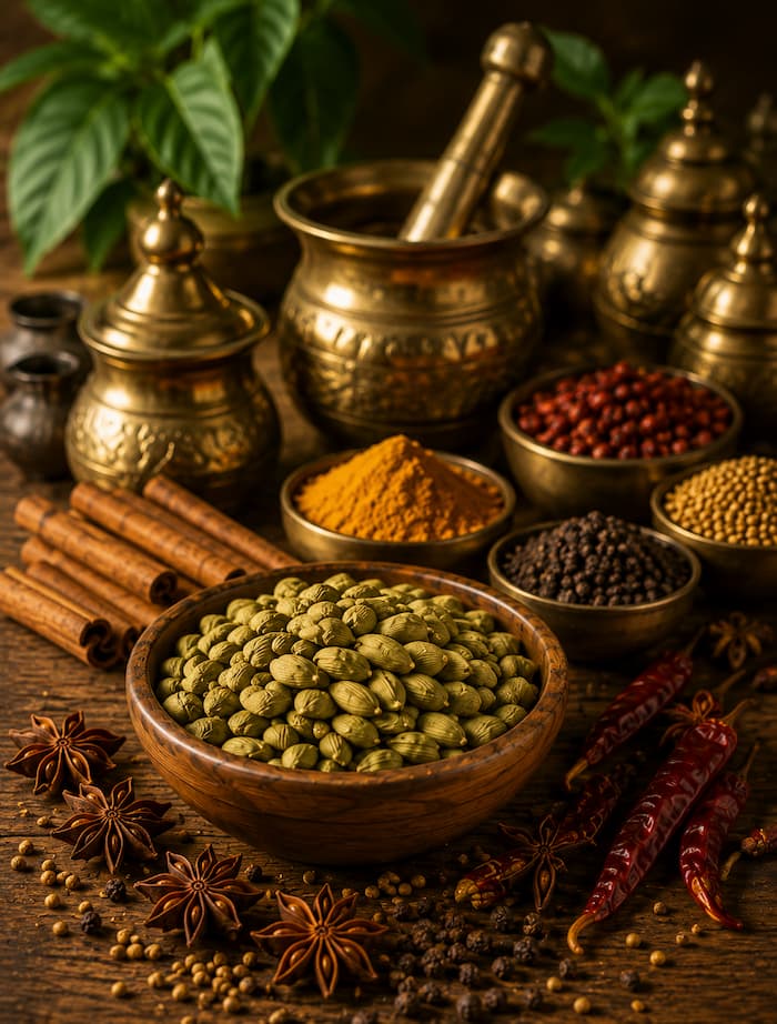 Authentic Indian and Kerala spices from Rishi Spices Malaysia